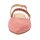 Sling ballerina shoe with strass, rosé