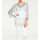 Designer-Batikbluse m. Spitze, bunt