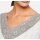 Designer-Batikbluse m. Spitze, bunt