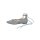 Velour ballerina shoe, grey blue