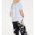 Designer-Pullover m. Chiffon, hellblau