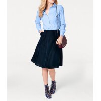 Velvet skirt, dark blue