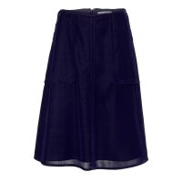Velvet skirt, dark blue