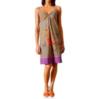 Designer-Druckkleid, bunt