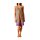 Designer-Druckkleid, bunt