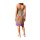 Designer-Druckkleid, bunt
