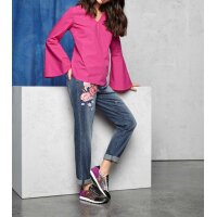 Designer-Bluse, pink