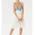 Cocktail dress, cream white - silver