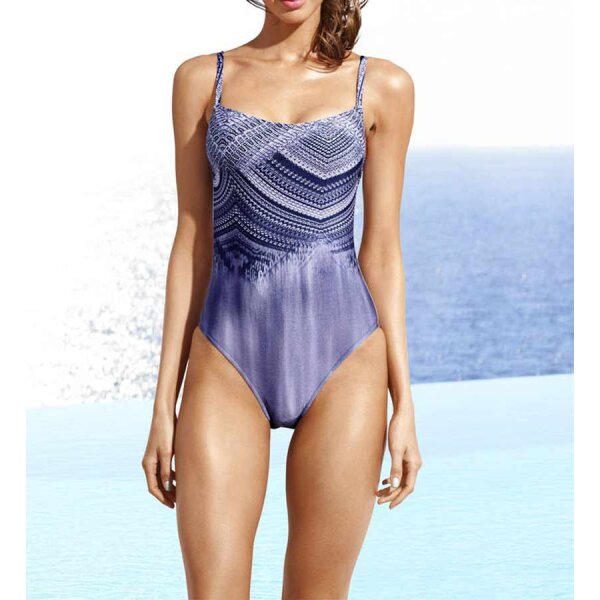 Shapewear swimsuit, ink, C-cup