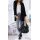Cardigan, blue-grey-black