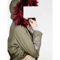Parka m. Webpelz-Futter, oliv