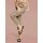 Designer-Ziegenvelourslederhose, sand