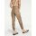 Designer-Ziegenvelourslederhose, sand