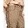 Designer-Ziegenvelourslederhose, sand
