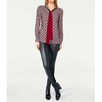 Blouse with two scarfs, multicolour