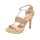 Sandalette, beige-metallic