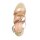 Sandalette, beige-metallic