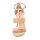 Sandalette, beige-metallic