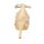 Sandalette, beige-metallic