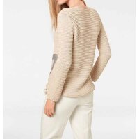 Sweter dzianinowy z cekinami, naturalny