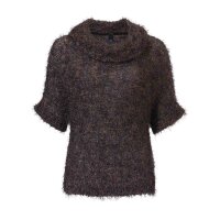 Turtleneck sweatshirt, bronze coloured