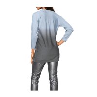 Designer-Pullover, blau-grau