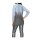 Designer-Pullover, blau-grau