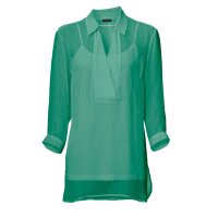 Designer-Bluse mit Top, grün