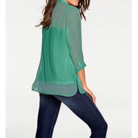 Designer-Bluse mit Top, grün
