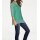 Designer-Bluse mit Top, grün