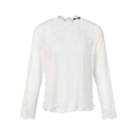 Lace shirt and top, offwhite