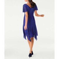 Cocktail dress with beads, blue