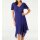 Cocktail dress with beads, blue