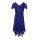 Cocktail dress with beads, blue