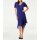 Cocktail dress with beads, blue