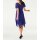 Cocktail dress with beads, blue
