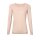 Designer-Pullover m. Perlen, nude