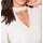Blouse with cut-out, offwhite