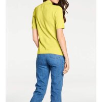 Sweatshirt with cashmere, yellow
