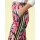 Designer-Druckhose, pink-bunt