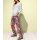 Designer-Druckhose, pink-bunt
