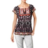 Druckbluse, bunt