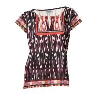 Druckbluse, bunt
