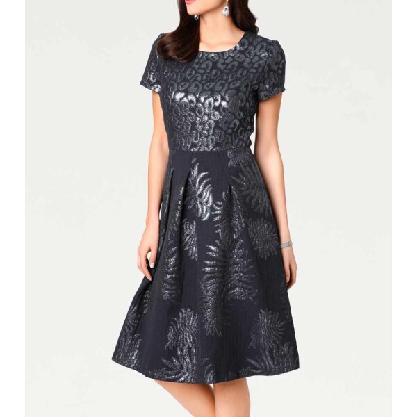 Jacquard dress, blue