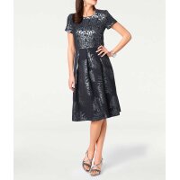 Jacquard dress, blue