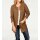 Longstrickjacke, braun