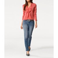 Designer-Kaschmirpullover, koralle