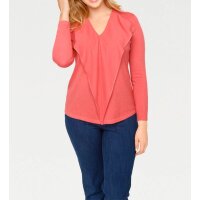 Designer-Kaschmirpullover, koralle