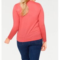 Designer-Kaschmirpullover, koralle