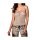 Corsage m. Strass, beige